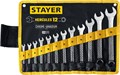 STAYER HERCULES, 12 шт, 6 - 22 мм, набор комбинированных гаечных ключей, Professional (27081-H12) 00022182