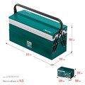 KRAFTOOL GRAND-131, 131 предм., (1/2″+1/4″), универсальный набор инструмента (27978-H131) 00022800