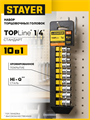 STAYER RSS 10S, 10 предм., (1/4″), набор торцовых головок (27758-H10) 00022827