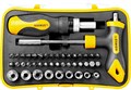 STAYER T-Compact-43, 43 предм., реверсивная отвертка с насадками (25084-H43) 00023403