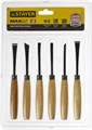STAYER MaxCut 6 предм, набор фигурных стамесок-резцов по дереву (1832-H6) 00023858