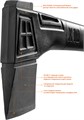 KRAFTOOL X10, 750/1000 г, в чехле, 450 мм, универсальный топор (20660-10) 00023975