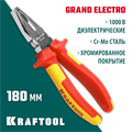 KRAFTOOL Electro-Kraft, 180 мм, хромированные плоскогубцы (2202-1-18) 00024056