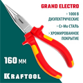 KRAFTOOL Electro-Kraft, 160 мм, тонкогубцы (2202-3-16) 00024058