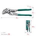 KRAFTOOL Vise-Wrench, 180 мм, клещи переставные-гаечный ключ (22063) 00024182