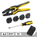 STAYER SP-4M, 4 матрицы в сумке-чехле, пресс-клещи для кабельных наконечников, Professional (45445) 00024503