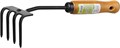 GRINDA ProLine 64х100х270 мм, 4-х зубые, деревянная ручка, садовые грабли (421515) 00025450
