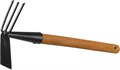 GRINDA ProLine 113х100х575 мм, 3 зубца, деревянная ручка, мотыга-рыхлитель (421517) 00025452
