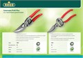 RACO Profi-Plus 185S, 220 мм, цельнокованый, плоскостной секатор (4206-53/185S) 00025834