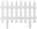 GRINDA Классика, 28 х 300 см, белый, 7 секций, декоративный забор (422201-W) 00026065