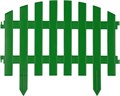 GRINDA Ар Деко, 28 х 300 см, зеленый, 7 секций, декоративный забор (422203-G) 00026067