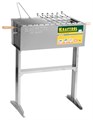 KRAFTOOL 300 x 600 x 800 мм, 6 шампуров, 1 решетка, поддон для угля, стационарный мангал (68320) 00026122