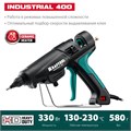 KRAFTOOL Industrial 400, d 11 - 12 мм, 50 г/мин, 130 - 230°C, электрический термоклеевой пистолет (06843-300-12) 00026200