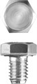 ЗУБР ГОСТ 7798-70, кл. пр. 5.8, M8 х 10 мм, цинк, 5 кг, болт (303080-08-010) 00027083