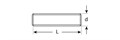 ЗУБР DIN 975, кл. пр. 4.8, М6 х 1000 мм, цинк, 1 шт, резьбовая шпилька (4-303350-06-1000) 00027989