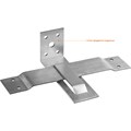 ЗУБР СОС-2.0, 40 x 200 (140) x 2 мм, пластина, скользящая опора для стропил (310166-140) 00028125