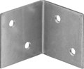 ЗУБР УМШ-1.5, 40 x 40 x 40 x 1.5 мм, белый цинк, широкий мебельный уголок (31034-40) 00028259