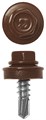 ЗУБР СКМ 8017, 25 х 5.5 мм, шок.-коричн., 1800 шт (8,64 кг.), кровельный саморез, Профессионал (4-300310-55-025-8017) 00028974