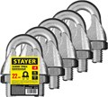 STAYER DIN 741, 22 мм, 5 шт, зажим троса (30535-22) 00029572