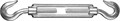 STAYER DIN 1480, М8, 10 шт, талреп крюк-крюк (30525-08) 00029789