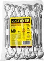 STAYER DIN 1480, М8, 10 шт, талреп крюк-крюк (30525-08) 00029789