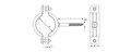 ЗУБР 2 1/2″, цинк, 1 шт, трубный хомут с шурупом (37854-73-82-1) 00030067