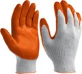 STAYER PROTECT, L-XL, х/б перчатки с одинарным латексным обливом (11408-XL) 00030651