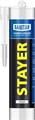 STAYER 260 мл, белый, силиконовый, санитарный герметик (41215-0) 00030754