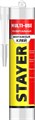 STAYER MULTI USE, 280 мл, белый, универсальный монтажный клей, Professional (41321) 00030779