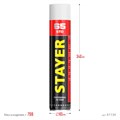 STAYER STD 65, 750 мл, адаптерная, выход до 65 л, монтажная пена, Professional (41134) 00030807