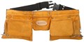 STAYER кожаный, 2 скобы, пояс для инструментов с 11 карманами, Professional (38520) 00031232