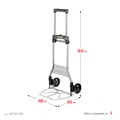 STAYER PROTruck, до 90кг, каркас из стали, платформа из алюминия, платформа 39х28см, колеса d13см, вес 4кг, складная хозяйственная тележка (38755-90) 00031272