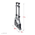 STAYER PROTruck, до 90кг, каркас из стали, платформа из алюминия, платформа 39х28см, колеса d13см, вес 4кг, складная хозяйственная тележка (38755-90) 00031272