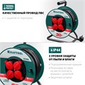 KRAFTOOL P-315, ПВС, 3 x 1.5 мм2, 30 м, 3500 Вт, IP44, силовой удлинитель на катушке (55084-30) 00032527