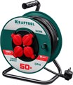 KRAFTOOL P-315, ПВС, 3 x 1.5 мм2, 50 м, 3500 Вт, IP44, силовой удлинитель на катушке (55084-50) 00032528