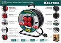 KRAFTOOL K-315, КГ, 3 x 1.5 мм2, 30 м, 3700 Вт, IP44, силовой удлинитель на стальной катушке (55085-30) 00032529