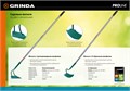 GRINDA PH-215 ALU, 215 х 65 х 1465 мм, трапециевидный профиль, углеродистая сталь, антикор. покрытие, алюминиевый черенок, мотыга, PROLine (39595) 000187065