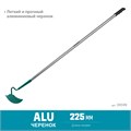GRINDA PH-225 ALU, 225 х 80 х 1465 мм, D-образный профиль, углеродистая сталь, антикор. покрытие, алюминиевый черенок, мотыга, PROLine (39599) 000187066