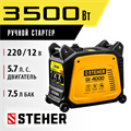 STEHER 3500 Вт, инверторный генератор (GI-4000) 000829315