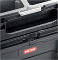 KETER SMART ROLLING, 564 х 373 х 700 мм, (22″), набор пластиковый ящик-тележка + ящик для инструментов + ящик органайзер (38390-22) 0002073123