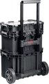 KETER SMART ROLLING, 564 х 373 х 700 мм, (22″), набор пластиковый ящик-тележка + ящик для инструментов + ящик органайзер (38390-22) 0002073123