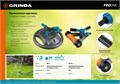 GRINDA RR-Pro, 3 сопла, на подставке с колёсиками, ударопрочный пластик, круговой распылитель, PROLine (429317) 0002183196
