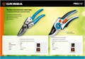 GRINDA P-25, 200 мм, закаленная сталь, эргономичные алюминиевые рукоятки, виниловое покрытие, плоскостной секатор, PROLine (423425) 0002184191