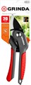 GRINDA G-22, 200 мм, с двухкомпонентными рукоятками, плоскостной секатор (423122) 0002184222