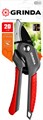 GRINDA G-24, 200 мм, с двухкомпонентными рукоятками, контактный секатор (423124) 0002184223