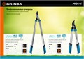 GRINDA PL-740, длина 740 мм, лезвия из высокоуглеродистой закаленной стали, алюминиевые рукоятки, большой плоскостной сучкорез, PROLine (424519) 0002184282