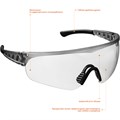 STAYER HERCULES прозрачные защитные очки, открытые, оптический класс 1, Professional (2-110431) 0002188956