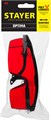 STAYER OPTIMA открытые, красные защитные очки, открытые, оптический класс 1 (2-110457) 0002188964