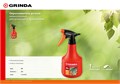 GRINDA HS, 0.5 л, колба из полиэтилена, ручной опрыскиватель (8-425050) 0002277769