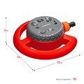 GRINDA GF-8, 8 режимов полива, на облегченной подставке, пластиковый, стационарный распылитель (8-427643) 0002277997